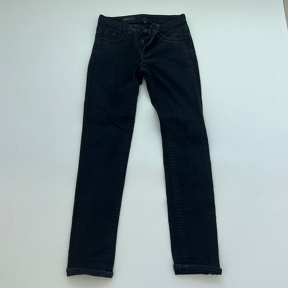 Lightly worn, Size 4, black jeans